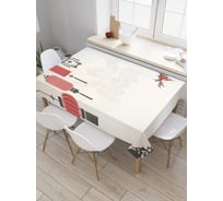 Прямоугольная скатерть JOYARTY Виды фонарей из сатена tc_38805_120x145
