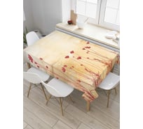 Прямоугольная скатерть JOYARTY Весенние чудеса из сатена tc_3363_120x145