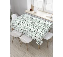 Прямоугольная скатерть JOYARTY Абстракция из точек и полос из сатена tc_28104_120x145