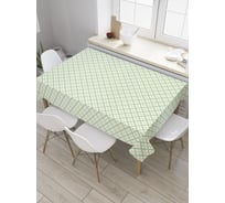 Прямоугольная скатерть JOYARTY Бесцветный аргайл из сатена tc_28270_120x145