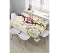 Прямоугольная скатерть JOYARTY Велобабочка из сатена tc_27917_120x145
