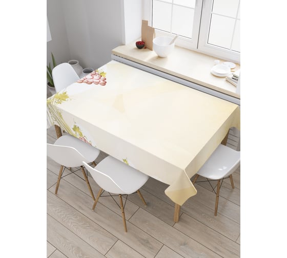 Прямоугольная скатерть JOYARTY Виноградная арка из сатена tc_21610_120x145 1