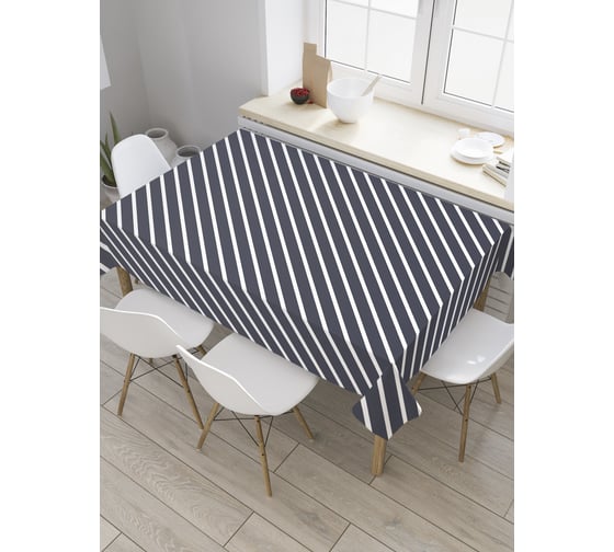 Прямоугольная скатерть JOYARTY Вертикальный контраст из сатена tc_28777_120x145 1