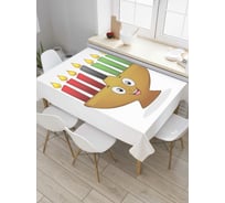 Прямоугольная скатерть JOYARTY Веселый подсвечник из сатена tc_5870_120x145