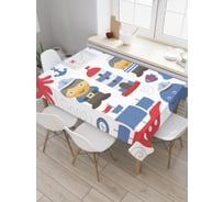 Прямоугольная скатерть JOYARTY Аррр из сатена tc_34600_120x145