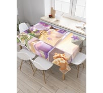 Прямоугольная скатерть JOYARTY Вечернее расслабление из сатена tc_21850_120x145