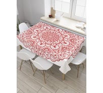 Прямоугольная скатерть JOYARTY Витиеватость ажура из сатена tc_36109_120x145