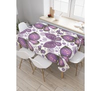 Прямоугольная скатерть JOYARTY Ажурные крылья из сатена tc_29165_120x145
