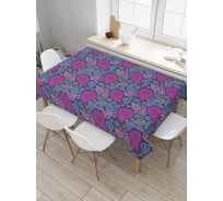 Прямоугольная скатерть JOYARTY Ажурные пейсли из сатена tc_29578_120x145