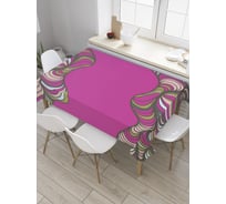 Прямоугольная скатерть JOYARTY Абстрактные волны из сатена tc_32542_120x145