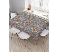 Прямоугольная скатерть JOYARTY Абстрактное цветение из сатена tc_33099_120x145