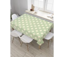 Прямоугольная скатерть JOYARTY Астры паттерн из сатена tc_31779_120x145