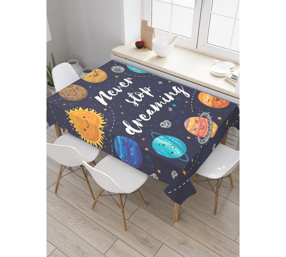Прямоугольная скатерть JOYARTY Бесконечные мечты из сатена tc_19171_120x145 1
