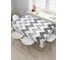 Прямоугольная скатерть JOYARTY Будничный зигзаг из сатена tc_4316_120x145 1