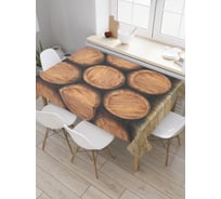 Прямоугольная скатерть JOYARTY Винный склад из сатена tc_38303_120x145