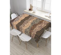 Прямоугольная скатерть JOYARTY Волны пэчворк из сатена tc_36590_120x145