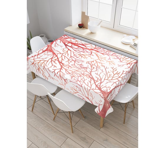 Прямоугольная скатерть JOYARTY Ветвистое небо из сатена tc_20444_120x145 1