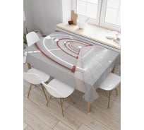 Прямоугольная скатерть JOYARTY Белый тоннель из сатена tc_22116_120x145