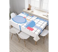 Прямоугольная скатерть JOYARTY Ванная комната из сатена tc_2811_120x145