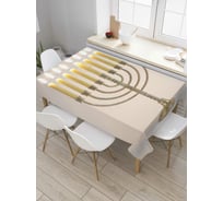 Прямоугольная скатерть JOYARTY Бронзовый подсвечник из сатена tc_5932_120x145