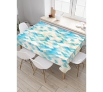 Прямоугольная скатерть JOYARTY Абстракция цветов из сатена tc_30986_120x145