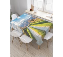 Прямоугольная скатерть JOYARTY Вдоль дороги из сатена tc_21331_120x145