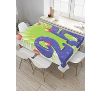 Прямоугольная скатерть JOYARTY Бомбический юбилей из сатена tc_34158_120x145