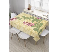 Прямоугольная скатерть JOYARTY Весна на реке из сатена tc_8348_120x145