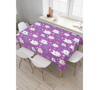 Прямоугольная скатерть JOYARTY Бочковые коты из сатена tc_37340_120x145