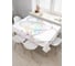 Прямоугольная скатерть JOYARTY Абстрактные волны из сатена tc_29054_120x145 1