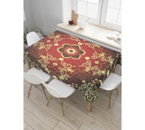 Прямоугольная скатерть JOYARTY Богатство в мелочах из сатена tc_6628_120x145