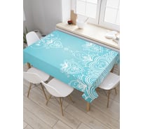 Прямоугольная скатерть JOYARTY Восточные узоры из сатена tc_33922_120x145