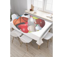 Прямоугольная скатерть JOYARTY Виды спорта из сатена tc_17323_120x145