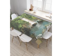 Прямоугольная скатерть JOYARTY Вверх по течению из сатена tc_19693_120x145