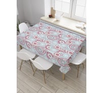 Прямоугольная скатерть JOYARTY Ажурные пейсли из сатена tc_32266_120x145