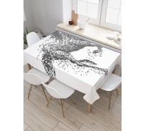 Прямоугольная скатерть JOYARTY Анималистический жеребенок из сатена tc_29168_120x145