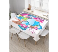 Прямоугольная скатерть JOYARTY Арт серф из сатена tc_29101_120x145