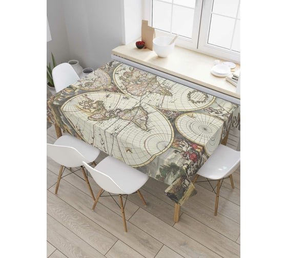 Прямоугольная скатерть JOYARTY Атласное виденье из сатена tc_7104_120x145 1