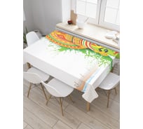 Прямоугольная скатерть JOYARTY Будда в маске из сатена tc_30176_120x145