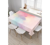 Прямоугольная скатерть JOYARTY Акварельные разводы из сатена tc_30904_120x145