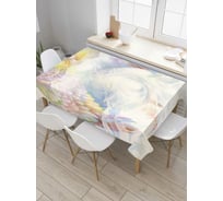 Прямоугольная скатерть JOYARTY Ангел-хранитель из сатена tc_79795_120x145
