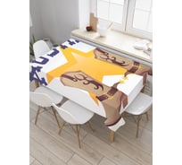 Прямоугольная скатерть JOYARTY Ботинки ковбоя Остина из сатена tc_5394_120x145