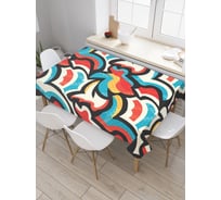 Прямоугольная скатерть JOYARTY Абстрактные узоры из сатена tc_18648_120x145
