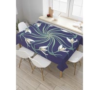 Прямоугольная скатерть JOYARTY Букет нарциссов из сатена tc_71814_120x145