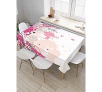 Прямоугольная скатерть JOYARTY Абстрактное цветение из сатена tc_32901_120x145