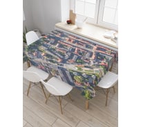 Прямоугольная скатерть JOYARTY Вид с воздуха из сатена tc_38529_120x145