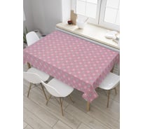 Прямоугольная скатерть JOYARTY Ажурные круги из сатена tc_31827_120x145