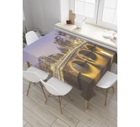 Прямоугольная скатерть JOYARTY Вид моста из сатена tc_31530_120x145