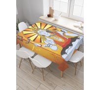 Прямоугольная скатерть JOYARTY Будда медитирует из сатена tc_29700_120x145