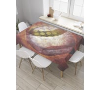 Прямоугольная скатерть JOYARTY Абстрактный шар из сатена tc_28074_120x145